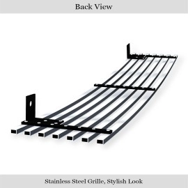 APS GR12FEJ89S - Polished Stainless Steel Lower Bumper Horizontal Billet Grille