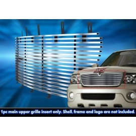 APS GR12HEC76C - Hairline Stainless Steel Main Upper Horizontal Billet Grille