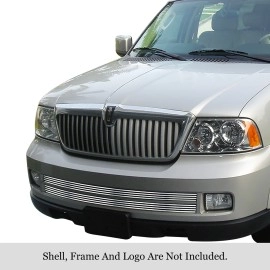 APS GR12HEJ18S - Polished Stainless Steel Lower Bumper Horizontal Billet Grille