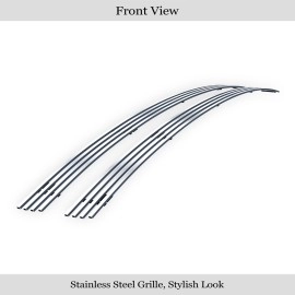 APS GR12HEJ18S - Polished Stainless Steel Lower Bumper Horizontal Billet Grille