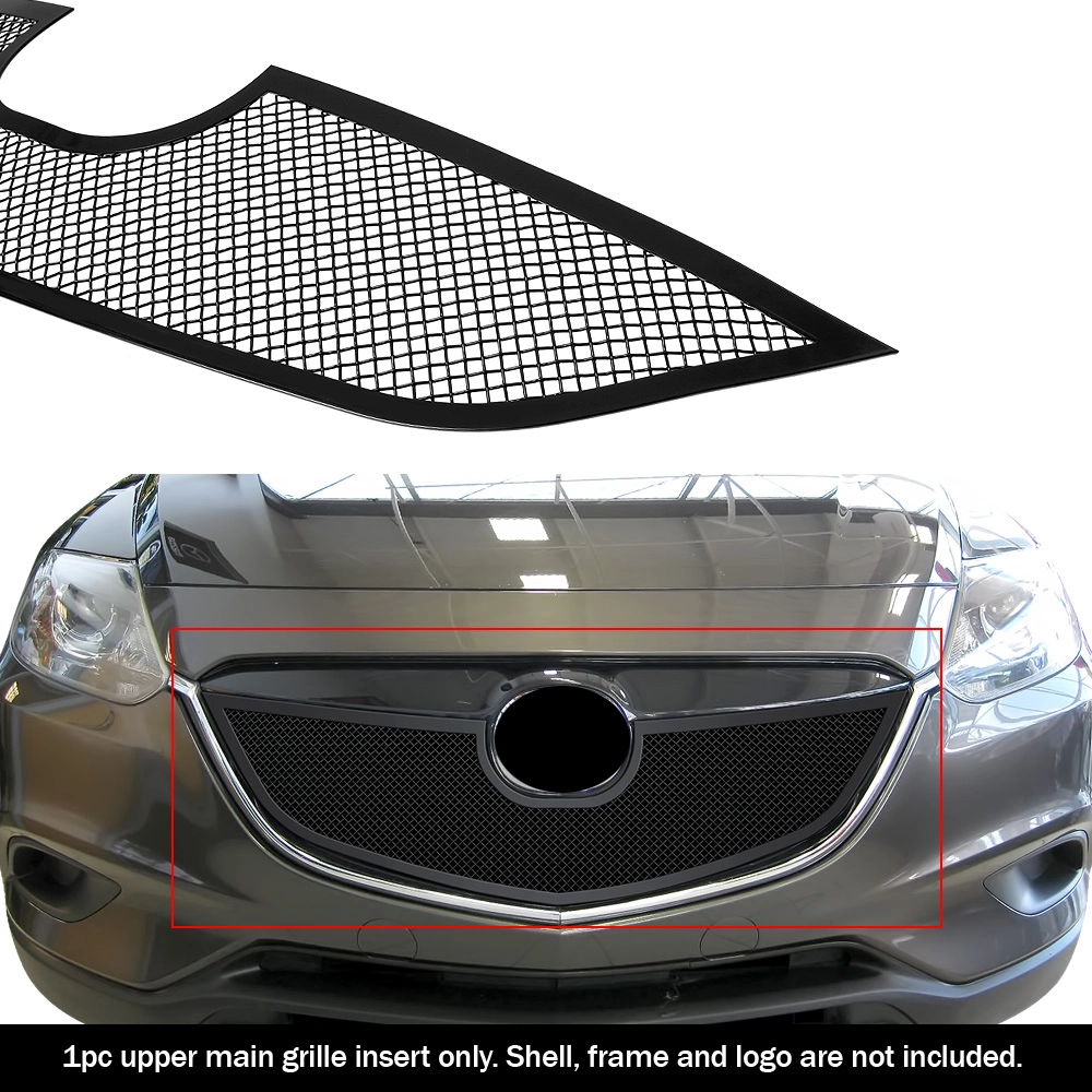 APS GR13CEI35H - Black Carbon Steel Main Upper 1.8mm Wire Mesh Grille
