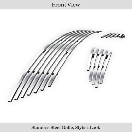 APS GR13FFB61S - Polished Stainless Steel Lower Bumper Horizontal Billet Grille