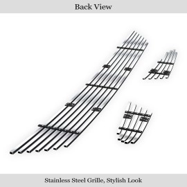 APS GR13FFB61S - Polished Stainless Steel Lower Bumper Horizontal Billet Grille