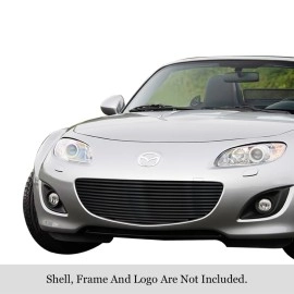 APS GR13FFF48J - Black Stainless Steel Lower Bumper Horizontal Billet Grille