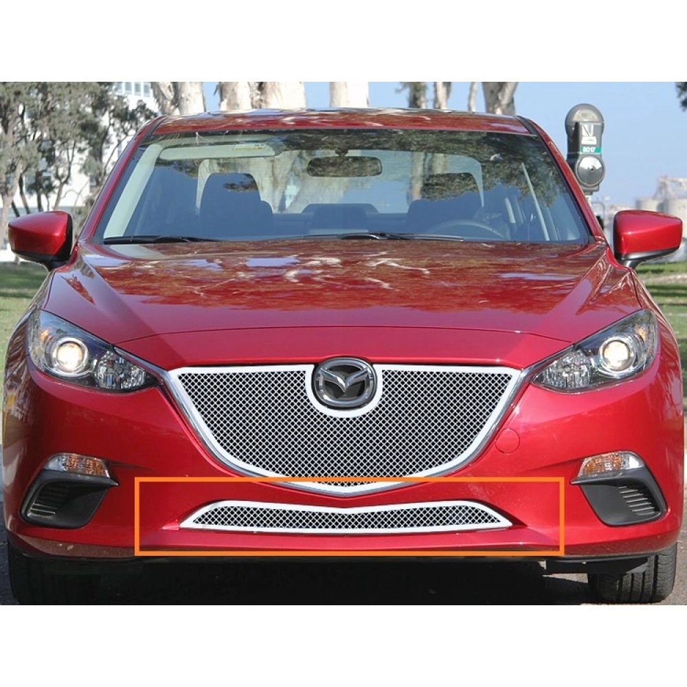 APS GR13GEI71T - Polished Stainless Steel Lower Bumper 1.8mm Wire Mesh Grille
