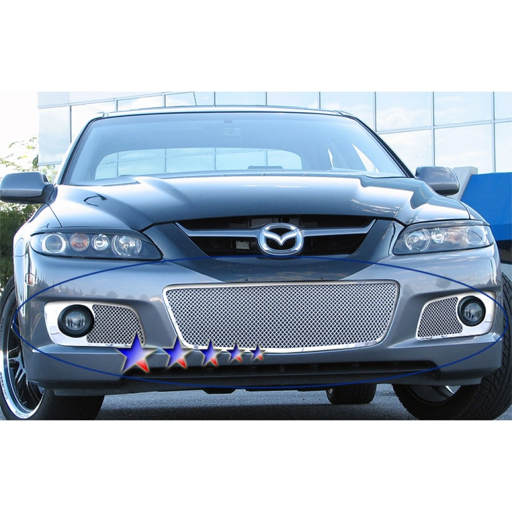 APS GR13GFB29T - Polished Stainless Steel Lower Bumper 1.8mm Wire Mesh Grille