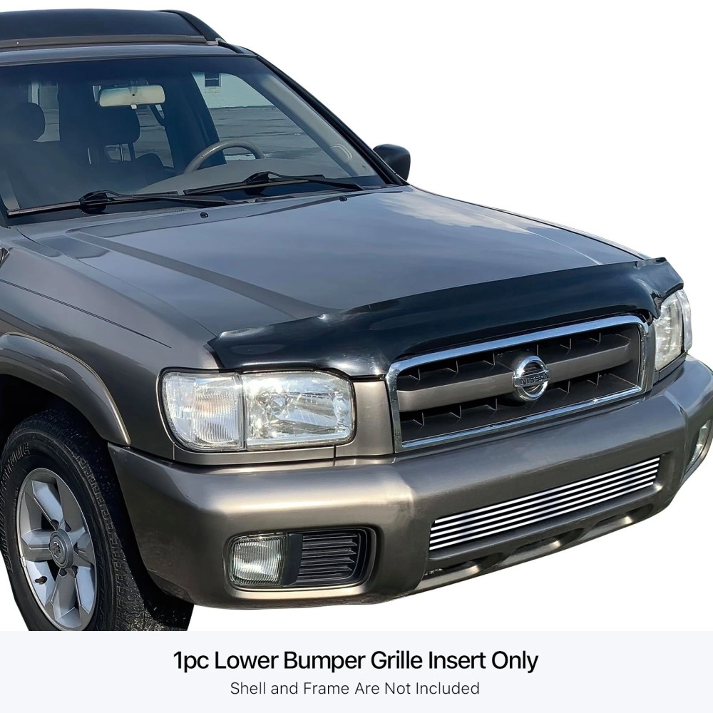 APS GR14FEC60S - Polished Stainless Steel Lower Bumper Horizontal Billet Grille