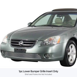 APS GR14FED07S - Polished Stainless Steel Lower Bumper Horizontal Billet Grille