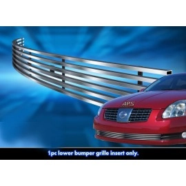 APS GR14FED09C - Hairline Stainless Steel Lower Bumper Horizontal Billet Grille
