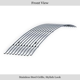 APS GR14FED14S - Polished Stainless Steel Lower Bumper Horizontal Billet Grille
