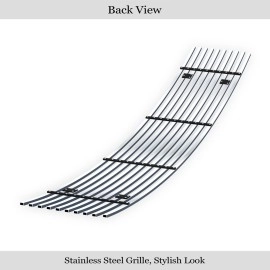 APS GR14FED14S - Polished Stainless Steel Lower Bumper Horizontal Billet Grille
