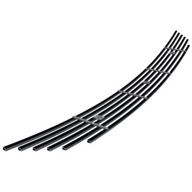 APS GR14FEE68J - Black Stainless Steel Lower Bumper Horizontal Billet Grille