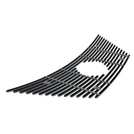 APS GR14FEE69J - Black Stainless Steel Main Upper Horizontal Billet Grille