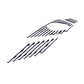 APS GR14FEE71S - Polished Stainless Steel Main Upper Horizontal Billet Grille