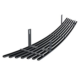 APS GR14FEE75J - Black Stainless Steel Lower Bumper Horizontal Billet Grille