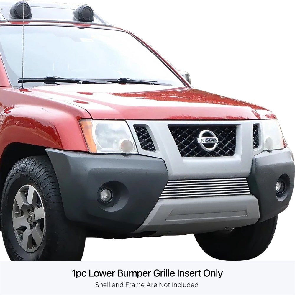 APS GR14FEE75S - Polished Stainless Steel Lower Bumper Horizontal Billet Grille