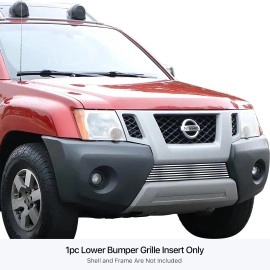 APS GR14FEE75S - Polished Stainless Steel Lower Bumper Horizontal Billet Grille
