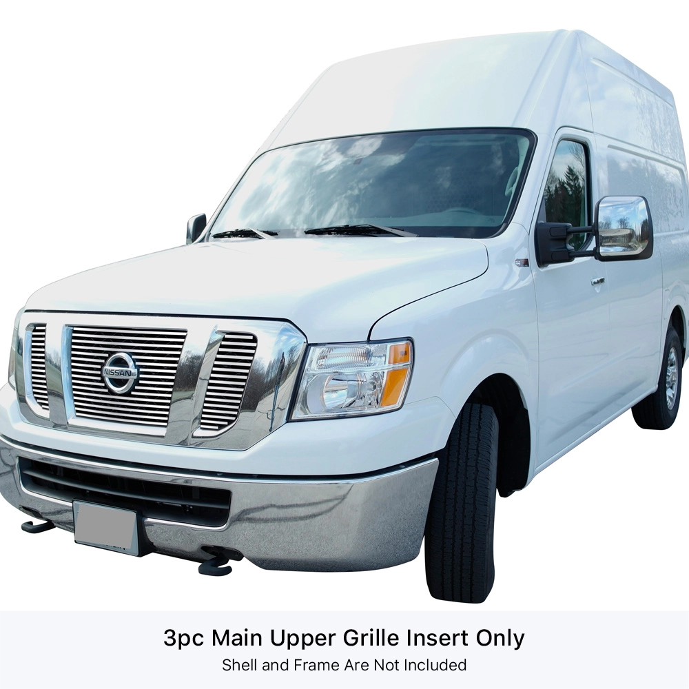 APS GR14FFC83S - Polished Stainless Steel Main Upper Horizontal Billet Grille