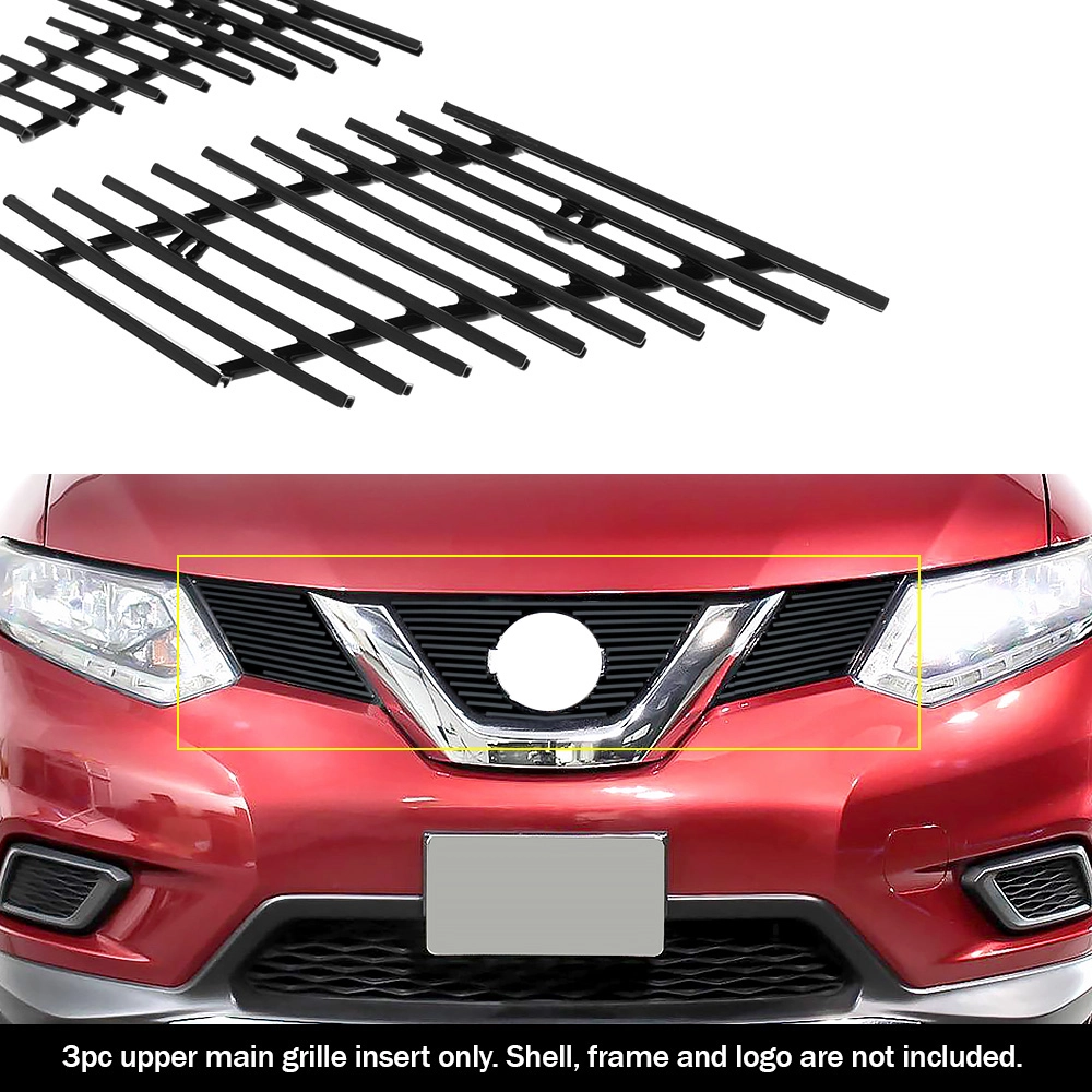 APS GR14FFC87H - Black Aluminum Main Upper Horizontal Billet Grille