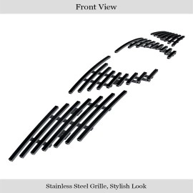 APS GR14FFC87J - Black Stainless Steel Main Upper Horizontal Billet Grille