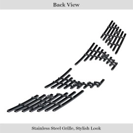 APS GR14FFC87J - Black Stainless Steel Main Upper Horizontal Billet Grille