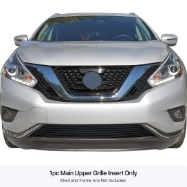 APS GR14FFC92H - Black Aluminum Lower Bumper Horizontal Billet Grille