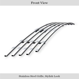 APS GR14FFD33S - Polished Stainless Steel Lower Bumper Horizontal Billet Grille