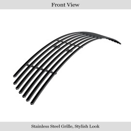 APS GR14FFD86J - Black Stainless Steel Lower Bumper Horizontal Billet Grille