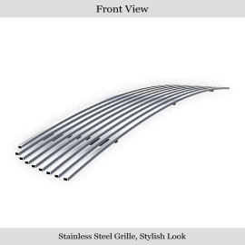 APS GR14FFE08S - Polished Stainless Steel Lower Bumper Horizontal Billet Grille