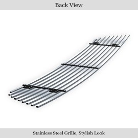 APS GR14FFE08S - Polished Stainless Steel Lower Bumper Horizontal Billet Grille