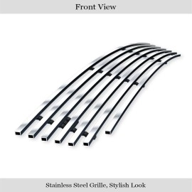 APS GR14FFE67C - Hairline Stainless Steel Lower Bumper Horizontal Billet Grille