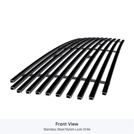 APS GR14FFF15J - Black Stainless Steel Lower Bumper Horizontal Billet Grille