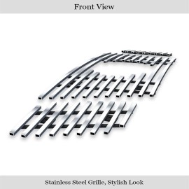 APS GR14FFF41S - Polished Stainless Steel Main Upper Horizontal Billet Grille