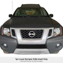 APS GR14GEE75H - Black Stainless Steel Lower Bumper 1.8mm Wire Mesh Grille