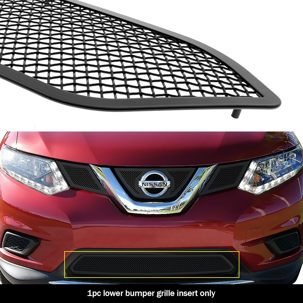 APS GR14GFC88H - Black Stainless Steel Lower Bumper 1.8mm Wire Mesh Grille