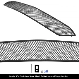 APS GR14GFC88H - Black Stainless Steel Lower Bumper 1.8mm Wire Mesh Grille