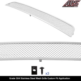 APS GR14GFD13T - Polished Stainless Steel Lower Bumper 1.8mm Wire Mesh Grille