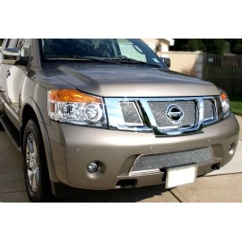 APS GR14GFE08T - Polished Stainless Steel Lower Bumper 1.8mm Wire Mesh Grille