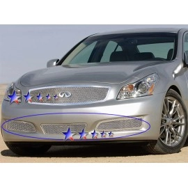APS GR14GFE84T - Polished Stainless Steel Lower Bumper 1.8mm Wire Mesh Grille