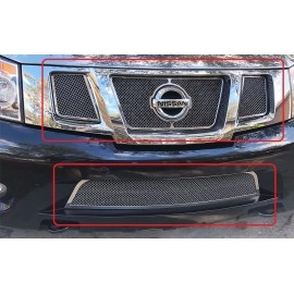 APS GR14GGG79T - Polished Stainless Steel Main Upper + Lower Bumper 1.8mm Wire Mesh Grille