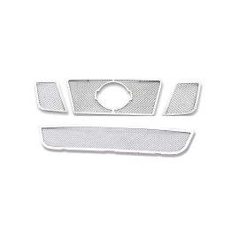APS GR14GGG79T - Polished Stainless Steel Main Upper + Lower Bumper 1.8mm Wire Mesh Grille
