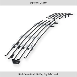 APS GR14HEA17S - Polished Stainless Steel Lower Bumper Horizontal Billet Grille
