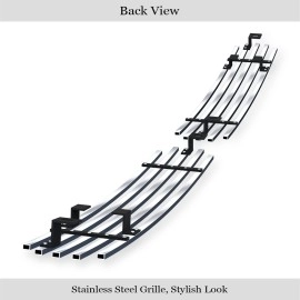 APS GR14HEA17S - Polished Stainless Steel Lower Bumper Horizontal Billet Grille