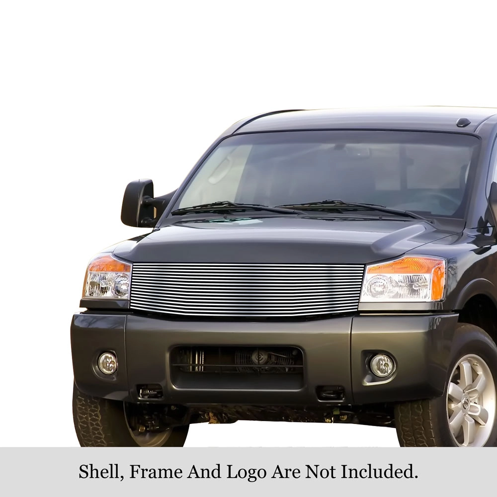 APS GR14HEC64C - Hairline Stainless Steel Main Upper Horizontal Billet Grille