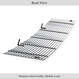 APS GR14HEC64C - Hairline Stainless Steel Main Upper Horizontal Billet Grille