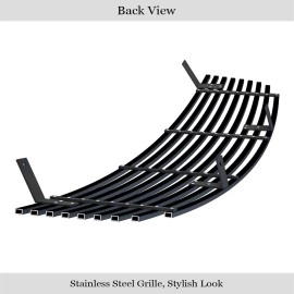 APS GR14HED02J - Black Stainless Steel Main Upper Horizontal Billet Grille