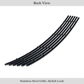 APS GR14HED03J - Black Stainless Steel Lower Bumper Horizontal Billet Grille