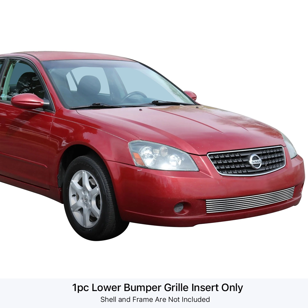 APS GR14HED16S - Polished Stainless Steel Lower Bumper Horizontal Billet Grille