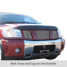 APS GR14HED22S - Polished Stainless Steel Main Upper Horizontal Billet Grille