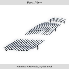 APS GR14HED22S - Polished Stainless Steel Main Upper Horizontal Billet Grille